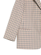 Blazer per bambino Douuod Kids beige con motivo a quadri DY2P34 B0097 108BG DOUUOD KIDS 