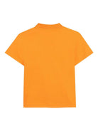 T-shirt per bambino Dkny Kids arancione con dettaglio logo sul davanti D62550 423 DKNY KIDS 