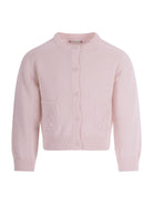 Maglione per bambina Bonpoint rosa con ricamo ciliegie sul davanti S06GCAK00003 121A BONPOINT KIDS 