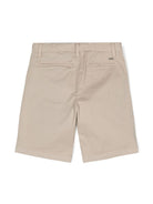 Shorts per bambino Emporio Armani Kids beige con logo sul retro 8N4S60 4N6YZ 01M5 EMPORIO ARMANI KIDS 
