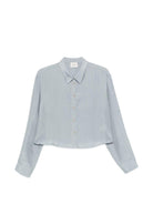 Camicia per donna Alysi azzurra con colletto classico 116219 P6003 CIE ALYSI 