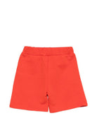 Shorts per neonata Missoni Kids arancione con stampa logo sul davanti MY6549 Z3183 426 MISSONI KIDS 