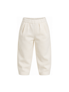 Pantaloni sportivi per bambina Balmain Kids bianchi con logo sul retro BZ6A80 Z3728 102NE BALMAIN KIDS 