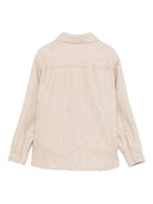 Camicia per bambino Eleventy Kids beige con motivo pied-de-poule EX5P60 I0285 116AV ELEVENTY KIDS 