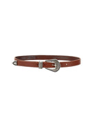 Cintura per bambina Ermanno Scervino Junior marrone con fibbia decorata Z9G003 7757 0006 ERMANNO SCERVINO KIDS 