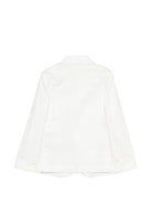 Blazer per bambino Fay Kids bianco con tasche anteriori con patta FY2Q04 G0019 101 FAY KIDS 