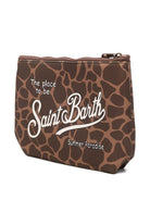 Pochette Aline MC2 Saint Barth animalier con logo sul davanti ALIN001 00900L MC2 ST. BARTH 