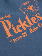 Pantaloni per bambino Bobo Choses blu con stampa "Pickles The Dog" B126AC090 411 BOBO CHOSES KIDS 