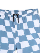 Costume per bambino The Marc Jacobs Kids bianco con motivo a quadri azzurri W60802 80B THE MARC JACOBS KIDS 