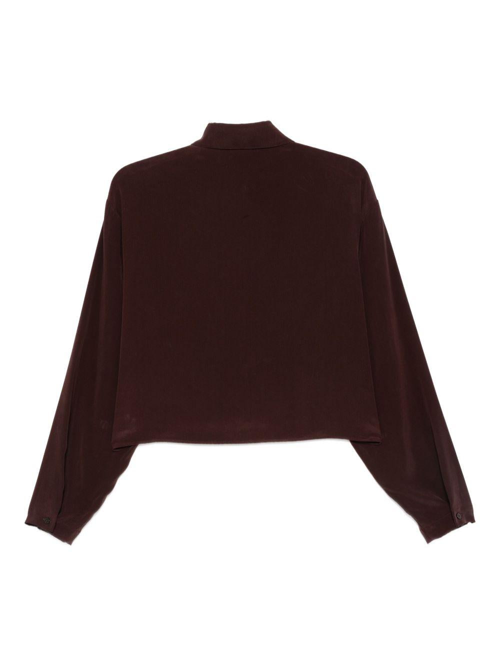 Camicia per donna Alysi rossa con chiusura a bottoni 165226 A5051 UV ALYSI 