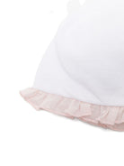 Cappello per neonata La Stupenderia bianco con bordo arricciato 2TBCP56 N01U40 LA STUPENDERIA KIDS 