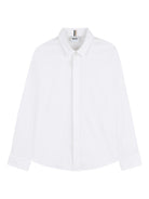 Camicia da bambino Boss Kids bianca a maniche lunghe J52944 10P BOSS KIDS 