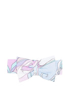 Fascia per capelli per neonata Emilio Pucci Junior multicolore con stampa Iride PZ0024 Z3344 51SCE EMILIO PUCCI KIDS 