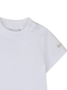 Set t-shirt e salopette per neonato Boss Kids multicolore con design a righe J53038 249 BOSS KIDS 