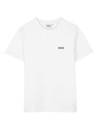 Set 2 T-shirt Boss Kids blu/bianca con stampa logo J52680 V41 BOSS KIDS 
