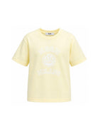 T-shirt per bambini MSGM Kids giallo con stampa sul davanti S6MSJUTH059 MS075 MSGM KIDS 