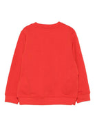 Felpa per bambino Stella McCartney Kids rossa con stampa di Babbo Natale TX4P30 Z3059 421 STELLA McCARTNEY KIDS 