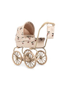 Passeggino per bambole per bambina Konges Slojd beige con dettagli ciliegie KS105663 MON CHERI SEQUIN KONGES SLOJD KIDS 