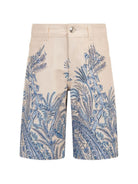Bermuda per bambino Etro Kids beige con stampa paisley GY6P29 D0137 106CE ETRO KIDS 