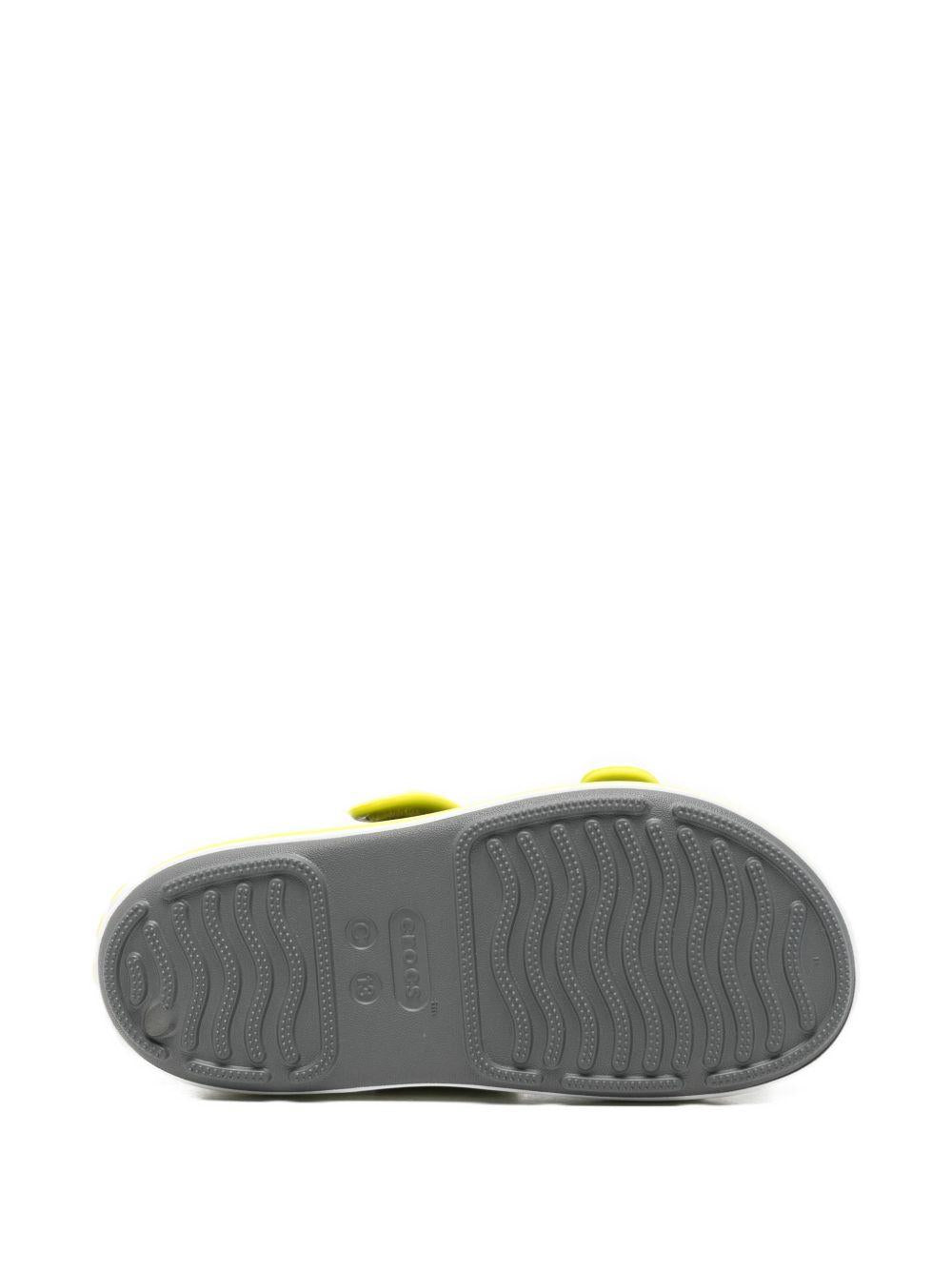 Sandali per bambino Crocband Cruiser K Crocs Kids grigie con suola in gomma 209423 SGAC CROCS KIDS 
