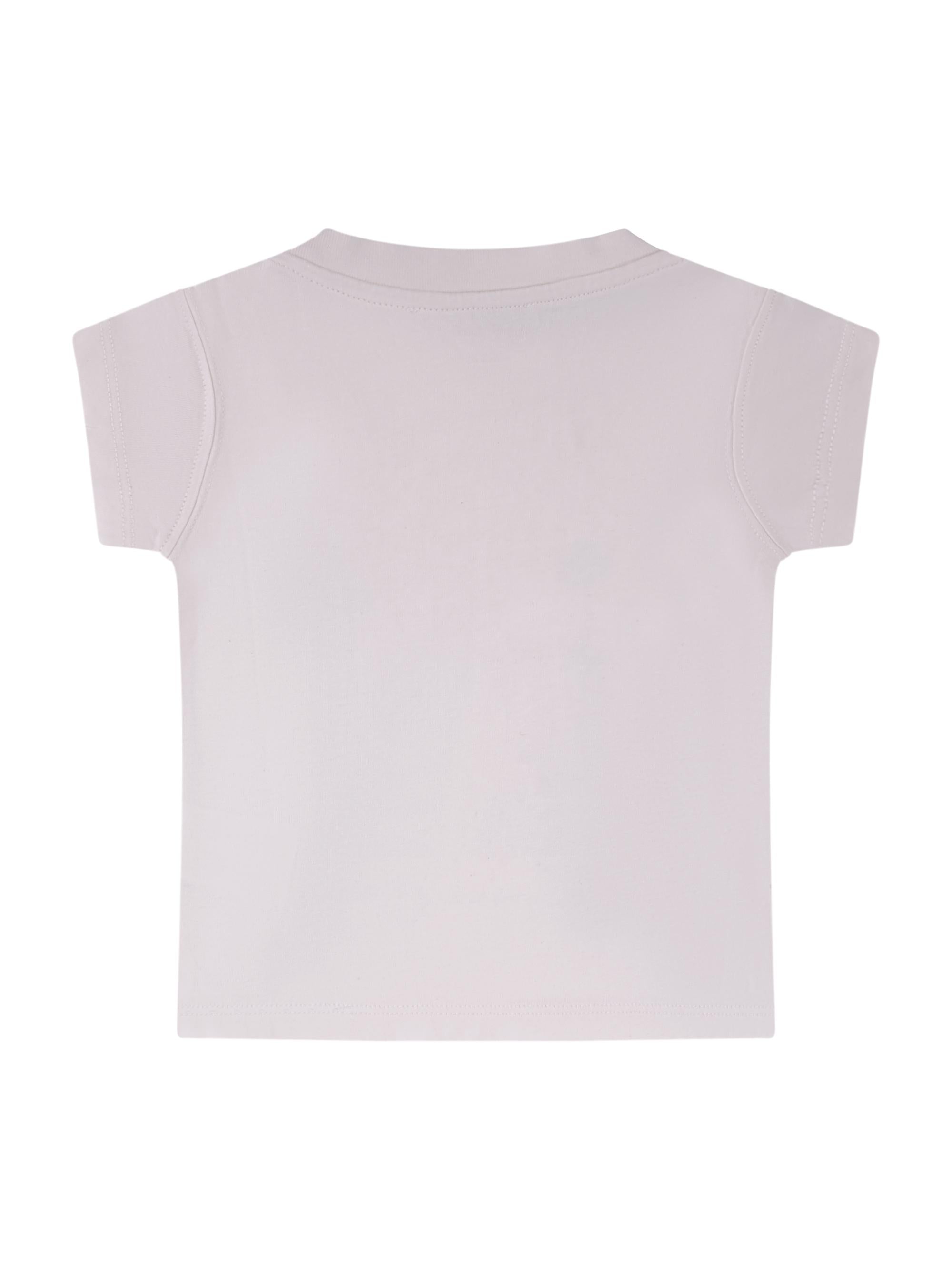 T-shirt per neonato Bonpoint bianco con stampa grafica C06YTSK00001 104 BONPOINT KIDS 