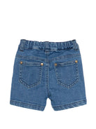 Shorts per neonato Roberto Cavalli Kids denim con tasche posteriori CIP26087BE D. BLUE LIGHT ROBERTO CAVALLI KIDS 
