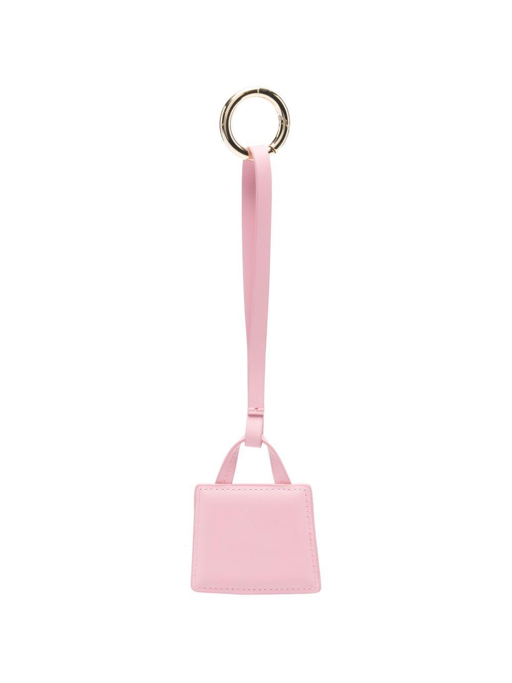 Charm per borse MC2 Saint Barth rosa con logo impresso BCHARM01 01871L MC2 ST. BARTH KIDS 