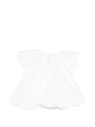 Blusa per bambina Stella McCartney Kids bianca con arricciatura TY5A72 S0183 101 STELLA McCARTNEY KIDS 