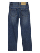 Jeans per bambino Boss Kids blu con applicazione logo J52922 Z25 BOSS KIDS 