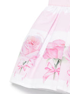 Gonna per neonata Monnalisa rosa con stampa rose all-over 31E700 5653 9990 MONNALISA 