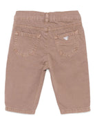 Pantaloni per neonato Emporio Armani Kids marroni con tasche applicate EB000530 AF16166 U6096 EMPORIO ARMANI KIDS 