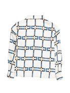 Camicia per bambina Elisabetta Franchi La Mia Bambina bianca a fantasia EFCA2870TVE02 0072 ElISABETTA FRANCHI KIDS 