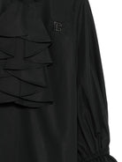 Abito per bambina Balmain Kids nero con logo ricamato BY1C80 P0562 930 BALMAIN KIDS 