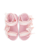 Sandali per bambina Monnalisa rosa a righe 8CG000 7700 9990 MONNALISA KIDS 