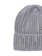 Cappello per bambina Monnalisa Kids grigio con trama a coste 17H004 8064 0032 MONNALISA KIDS 