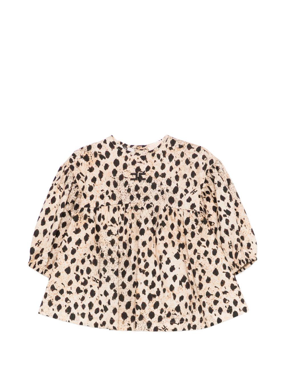 Abito per neonata Elisabettta Franchi La Mia Bambina multicolore a pois ENAB0770CAE07 D640 ElISABETTA FRANCHI KIDS 