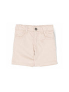 Shorts per neonato Emporio Armani Kids beige con bottoni con logo inciso 8NHS01 4N7LZ 01M5 EMPORIO ARMANI KIDS 