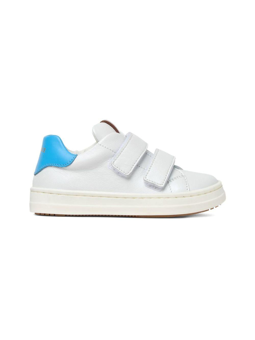 Sneakers per bambino Versace Kids bianche con tallone a contrasto 10252991A17777 6WM90 VERSACE KIDS 