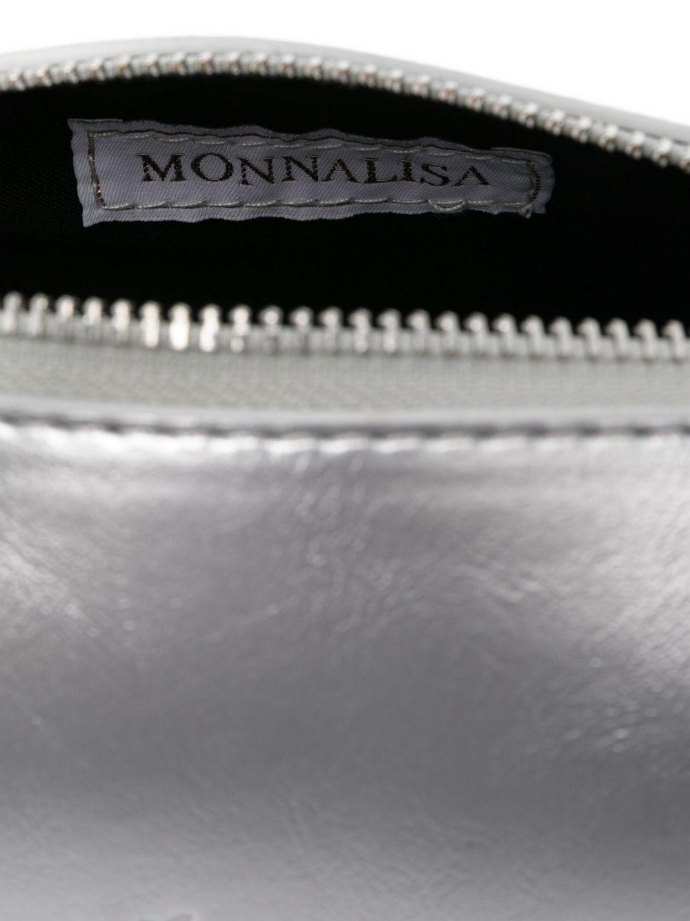 Borsa cilindrica per bambina Philosophy Di Lorenzo Serafini Kids argento in vernice I9F005 6073 P006 PHILOSOPHY KIDS 