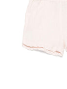Shorts per neonata Tartine & Chocolat rosa chiaro con ruches CC26091 31 TArtine & Chocolat KIDS 