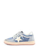 Sneakers per bambino Golden Goose Kids azzurre con dettagli a contrasto F00439F008648 80727 GOLDEN GOOSE KIDS 