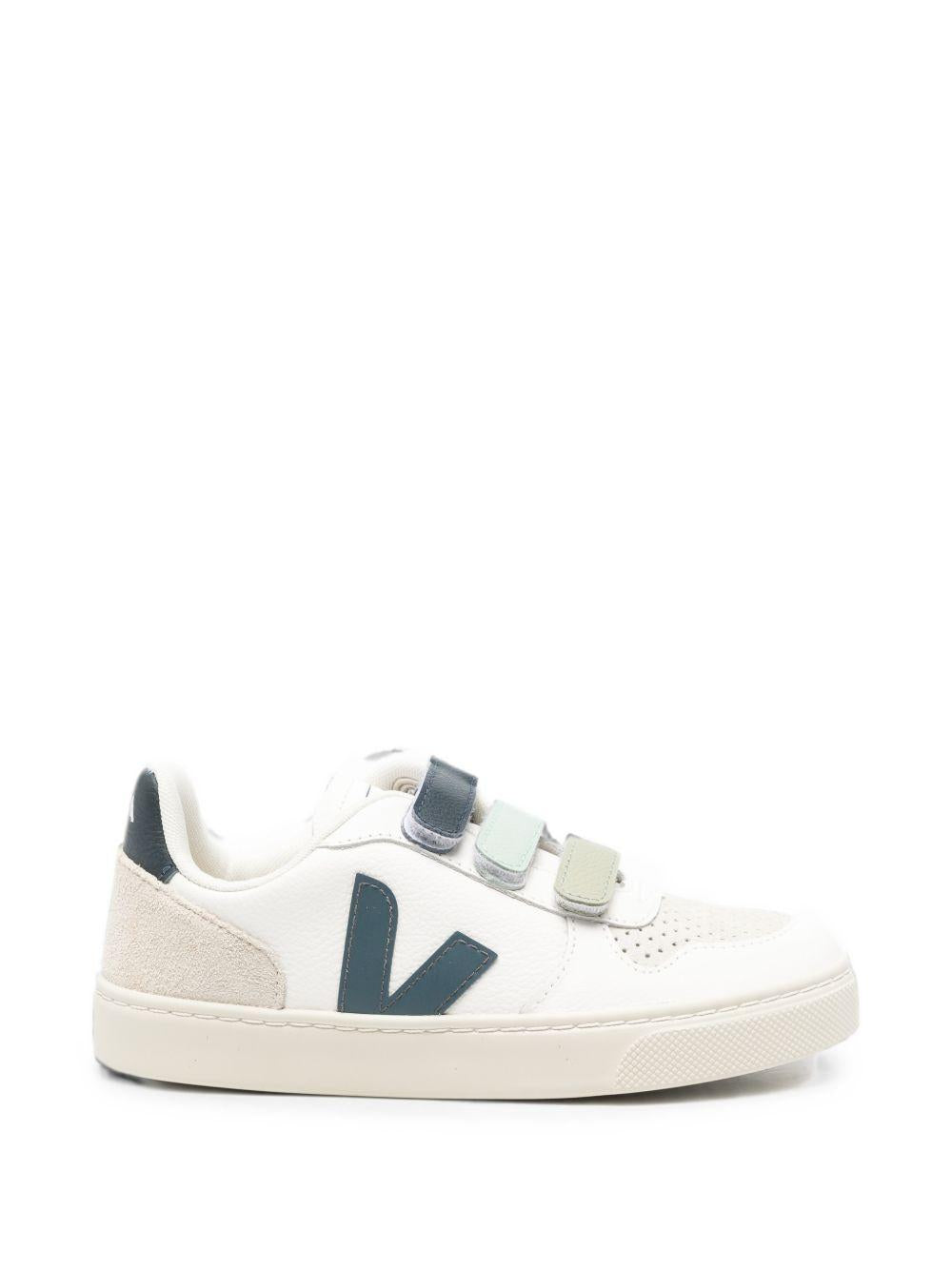 Sneakers per bambini Veja Kids bianche con logo sui lati CV0521761 WHITE CALIFORNIA VEJA KIDS 