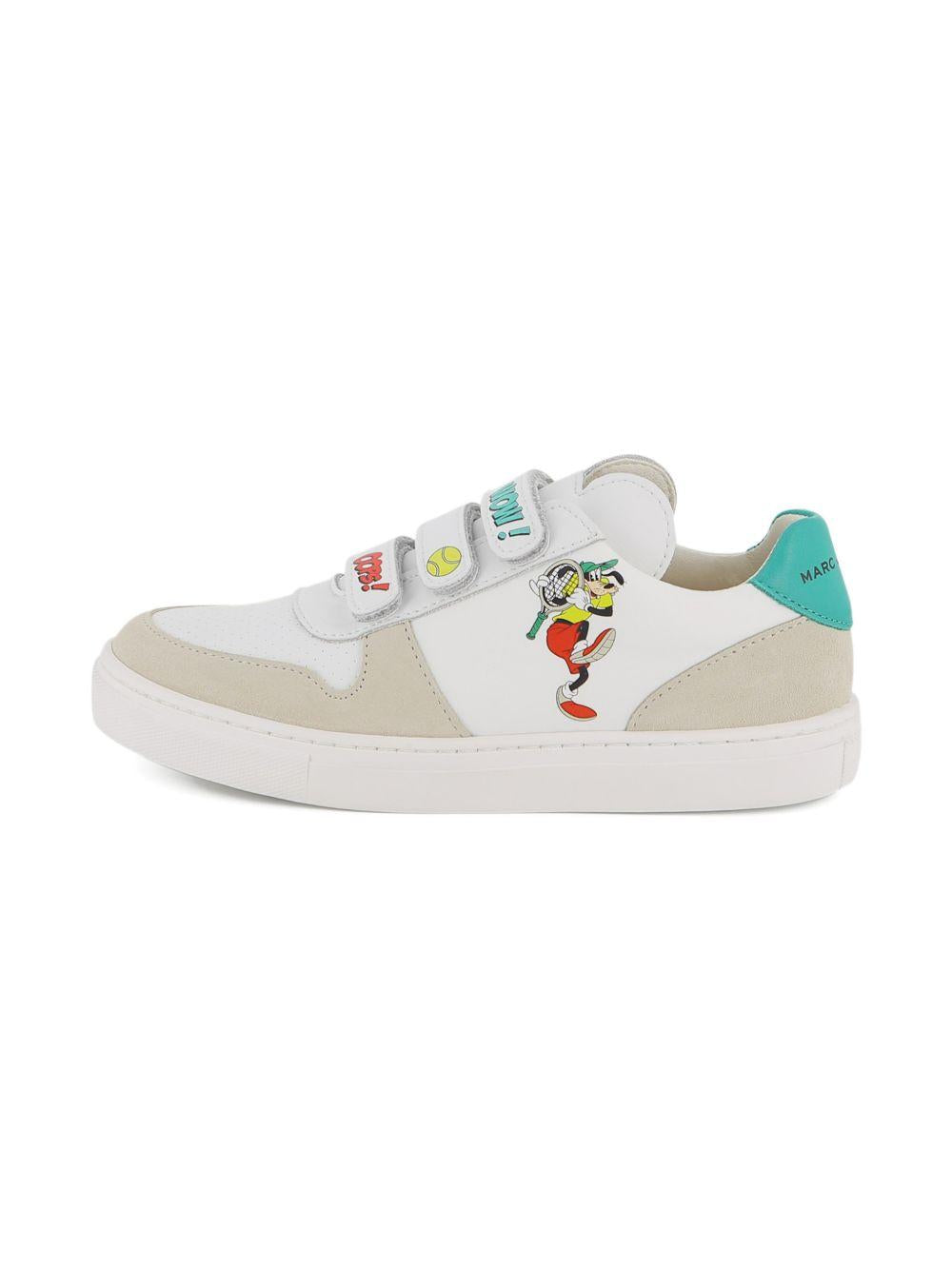 Scarpe per bambino The Marc Jacobs Kids bianche con dettaglio logo W60825 241 THE MARC JACOBS KIDS 