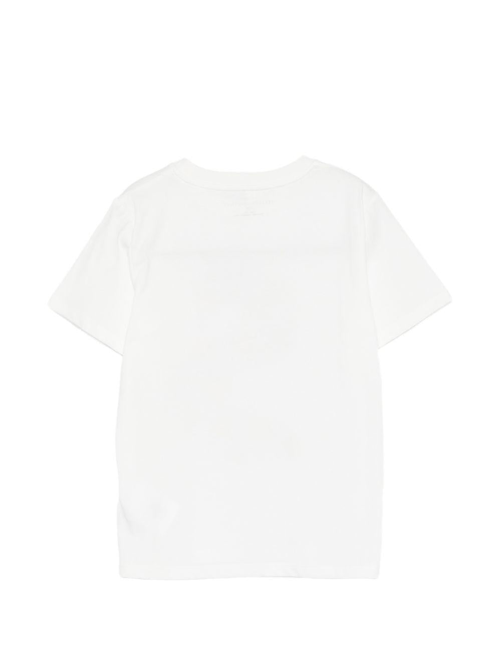 T-shirt per bambini Stella McCartney Kids bianca con stampa grafica floreale TY8B31 Z0434 101 STELLA McCARTNEY KIDS 