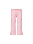 Pantaloni svasati per bambina Kenzo Kids rosa con applicazione Boke Flower K62187 44F KENZO KIDS 