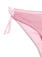 Bikini per bambina MC2 Saint Barth Kids rosa in lamé TILL001 01162H MC2 ST. BARTH KIDS 