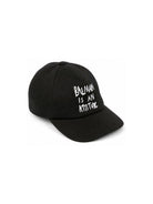Berretto per bambino Balmain Kids nero con stampa grafica sul davanti BZ0I37 Z1952 930BC BALMAIN KIDS 
