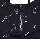 Bikini per bambina Stella McCartney Kids nero con stampa logo all-over TYCA15 Z3479 930BC STELLA McCARTNEY KIDS 