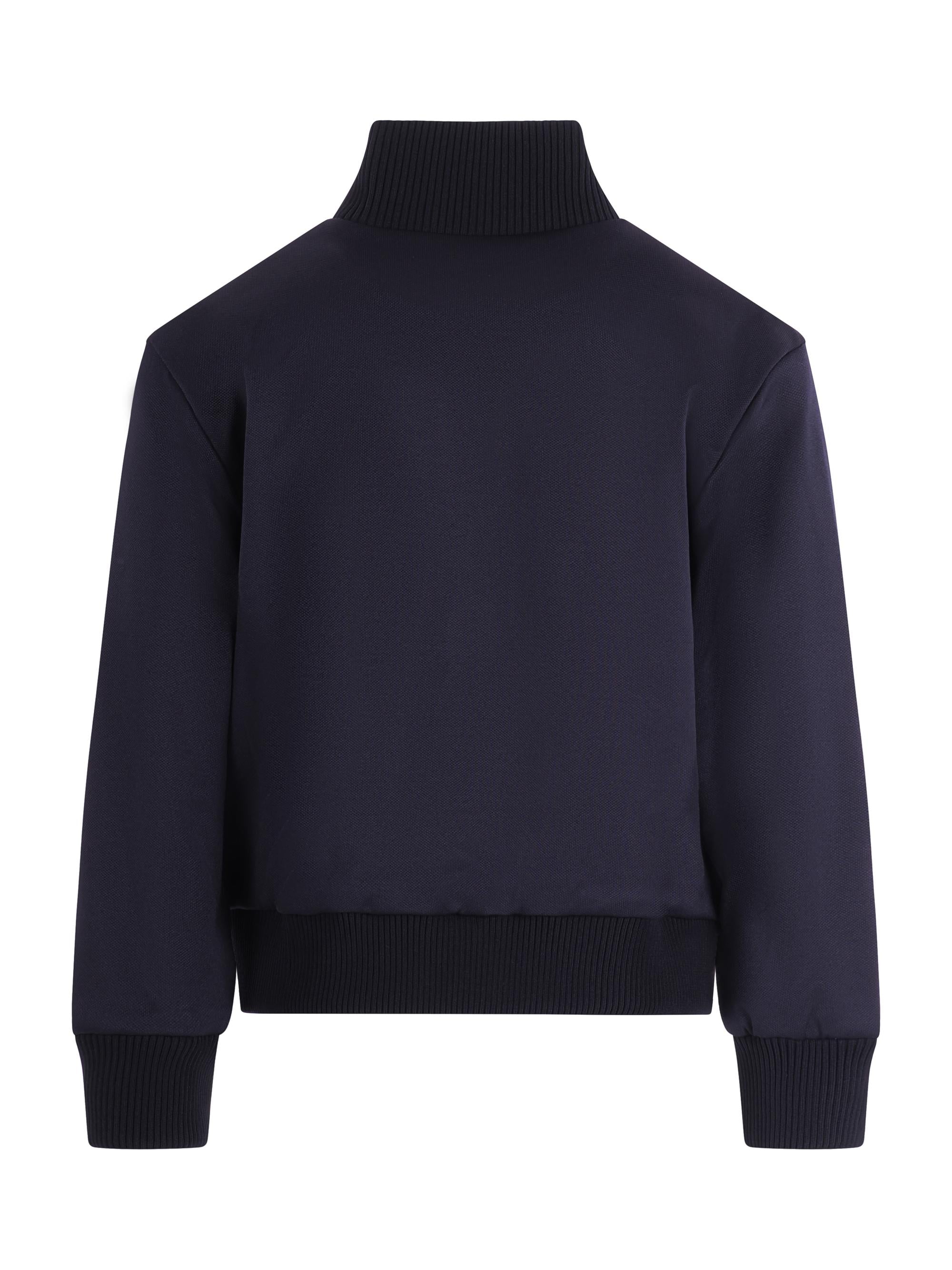 Felpa per bambino Amiri Kids blu con logo sul davanti ACOUJA1001 508 AMIRI KIDS 