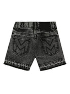 Shorts per bambina Marc Jacobs Kids in denim grigio con decorazione W60597 09B THE MARC JACOBS KIDS 